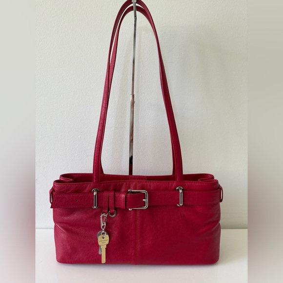 OSOI Handbags - New OSOI Red Leather Brooke Bag Handbag